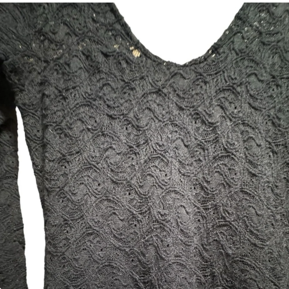 Free People Katya Black Lace Dress, Size Small